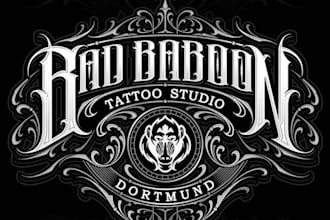 create tattoo logo, custom tattoo designe, tattoo sleeve