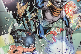 draw comic book art and comic book illustration