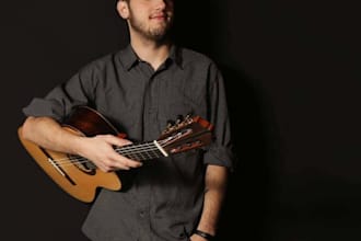record custom guitar tracks for your song in your style