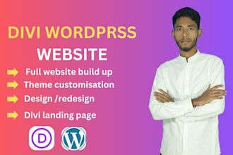 create a stunning wordpress website with divi builder and customization