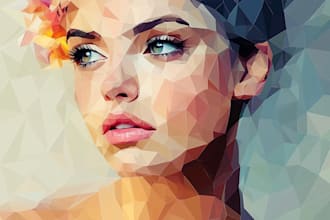 create a low poly illustration for you
