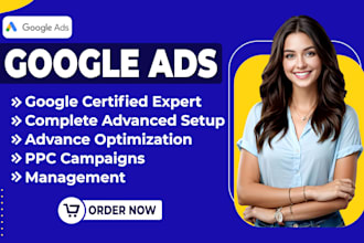 setup and manage google ads adwords ppc campaign