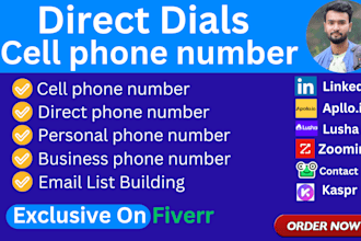 do lead generation email and direct mobile cell phone number