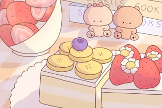 draw cute kawaii illustration