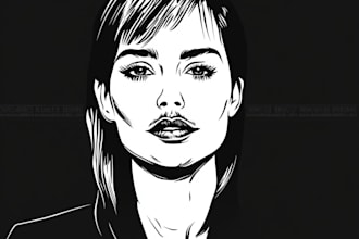 draw a minimalist avatar for your social channels