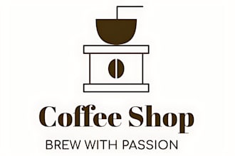 design tea house, pastry or coffee shop logo and branding