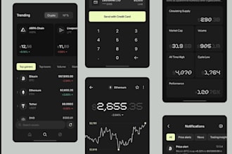 develop neobank app payment app loan app money transfer app, crypto wallet app