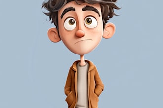 design a professional character, mascot,
