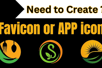 do professional app icon, favicon, and web logo designs for your brand