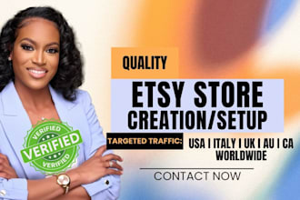 etsy store creation etsy shop setup etsy product listing etsy seo management