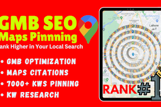 create 7220 google maps citations for local SEO and gmb ranking
