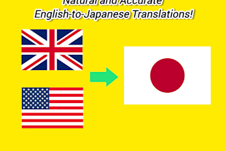 translate english to japanese with native level accuracy