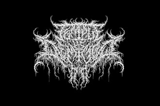 make brutal death metal, deathcore, black metal band logo