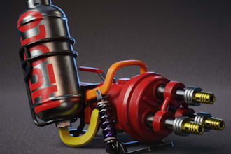 do 3d model for game asset