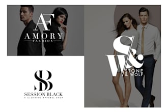 provide creative luxury apparel fashion and clothing brand logo