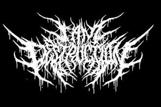 design black metal logo for your band