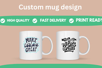 printable cup design mug design and paper cup design