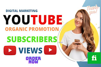do organic youtube shoutout promotion to increase subscribers and views
