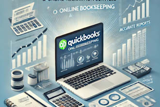 do bookkeeping in quickbooks,excel n bank reconciliation n ledger reconciiation