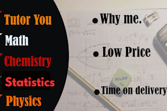 be your chemistry, physics, math, organic, calculus, linear algebra, tutor