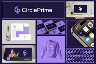 design logo and branding kit with brand identity guidelines