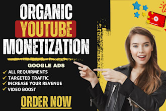 do organic video promotion to complete youtube channel monetization