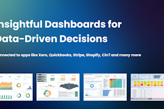 create insightful dashboards for xero, quickbooks and other saas
