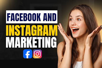 do organic facebook and instagram marketing for real audience growth