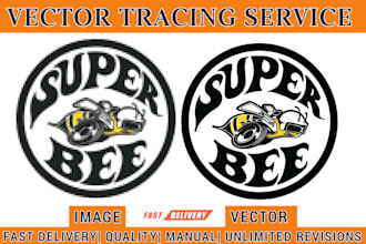 do vector tracing, recreate or redraw logo, convert files raster to vector