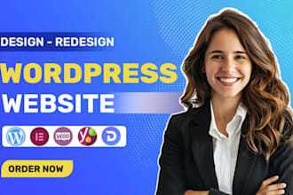 design, redesign, build, rebuild, customize or clone wordpress website