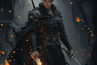 draw your dnd character art