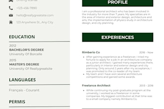 create a modern CV design to boost your career