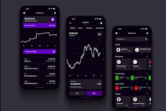 develop trading app, stock trading app, forex trading app