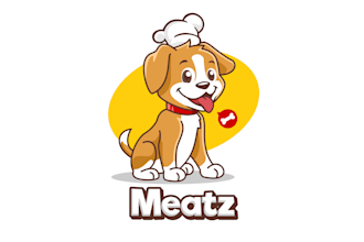 design unique cute dog logo
