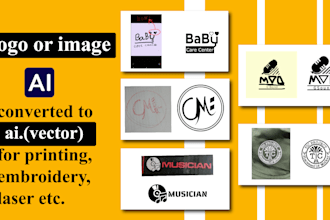 logo or image converted to ai vector
