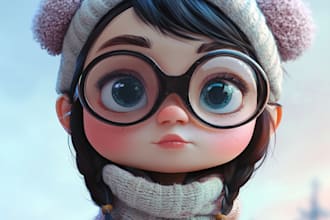 design cute cartoon characters