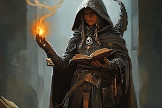 draw your dnd character illustration