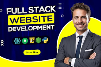 do full stack website development, frontend backend developer, react, nextjs