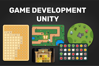 develop your game on unity, ios, android, webgl, PC