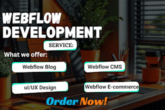 design develop webflow cms webflow website ecommerce webflow seo web animation