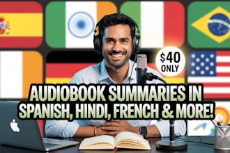 create a youtube ready audiobook in any language