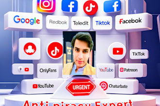 takedown reddit,yt,ig,tg,tiktok, fb,shopify and onlyfan conten under dmca