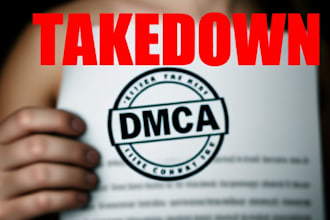 takedown all social media platforms and removed infringing content by dmca