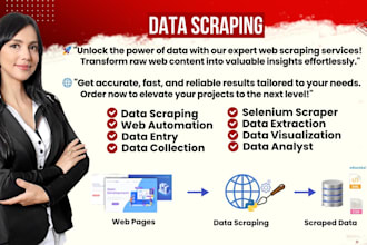 do efficient web scraping, automation, and python scripts