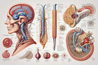 do medical, scientific and biology illustrations for you