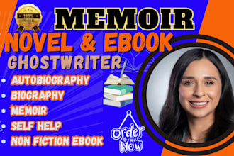 ghostwrite memoir biography book editing, nonfiction ghostwriter, ebook writer