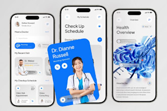 build taxi booking software, health fitness app, web calculator, biomedical app