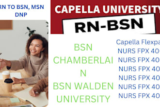 do capella flexpath rn to bsn, msn,dnp, nursing research and assessments