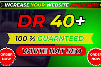 boost your domain rating to 40 plus with premium backlinks