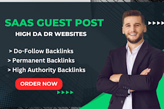 do saas guest posts and link insertion with high DR saas sites backlink